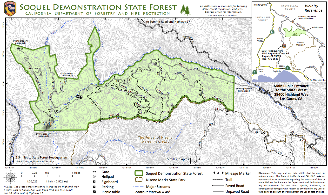 Soquel Demonstration State Forest